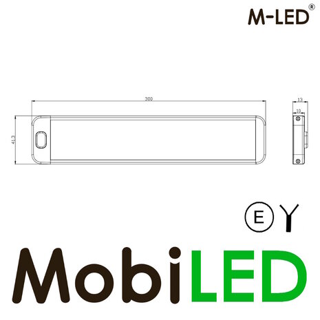 M-LED M-LED Lampe intérieure 30cm 12-30 volts E-marque M-LED M-LED Lampe intérieure 30cm 12-30 volts E-marque