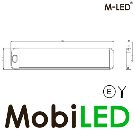 M-LED M-LED Lampe intérieure 42cm 12-30 volts E-marque