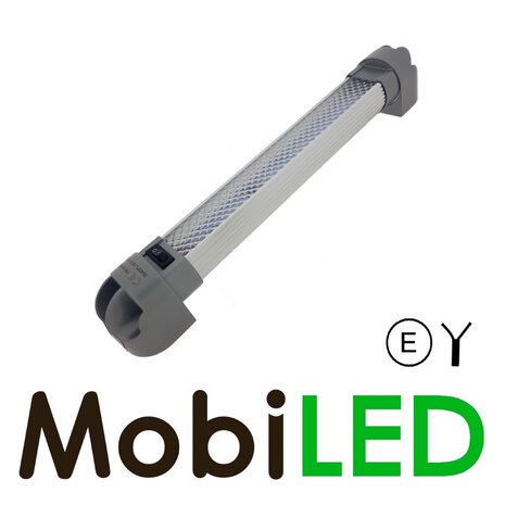 Tiltable interior lighting aluminum 327mm 12-24 volts E-mark Tiltable interior lighting aluminum 327mm 12-24 volts E-mark