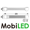 Tiltable aluminum interior lighting 225mm 12-24 volts Tiltable aluminum interior lighting 225mm 12-24 volts