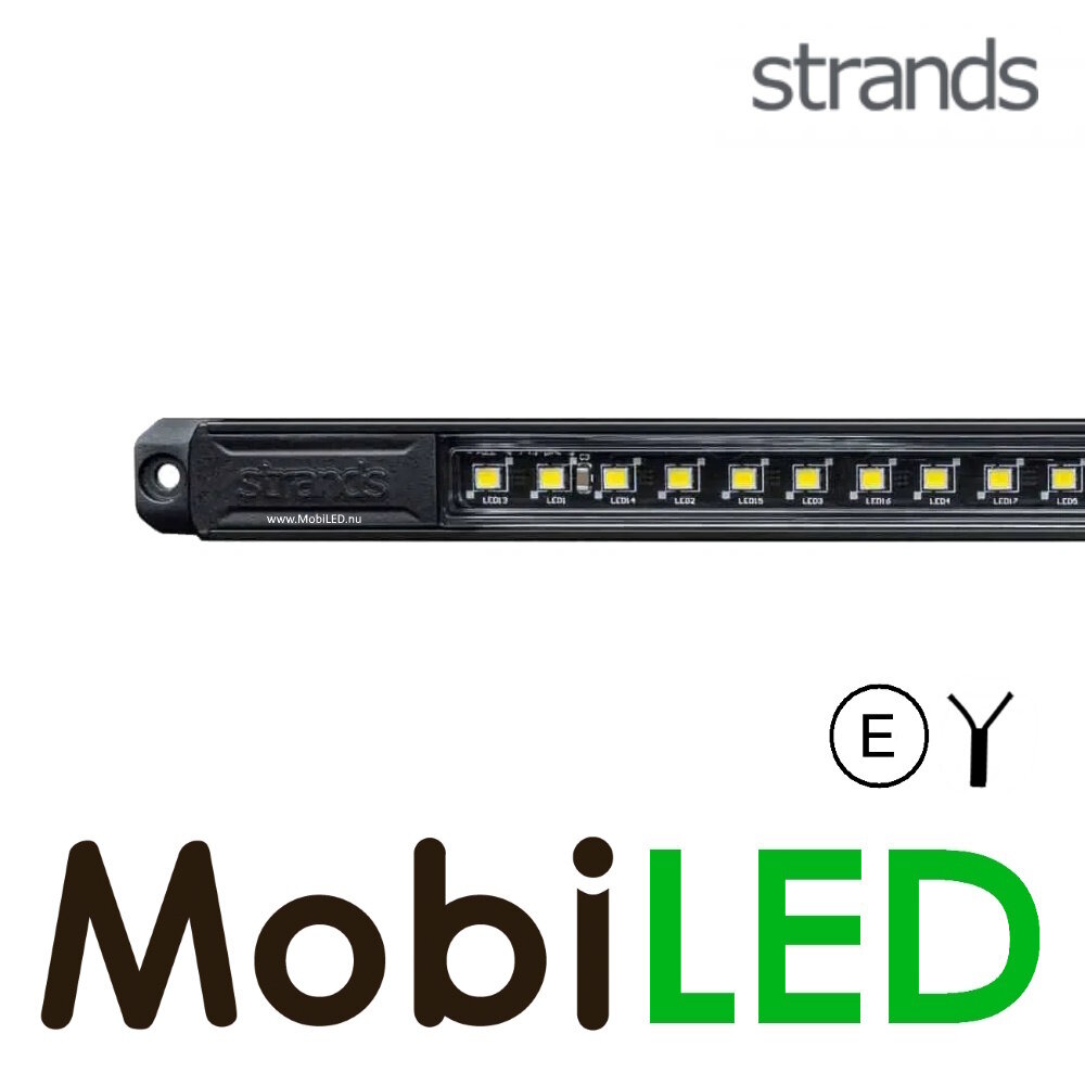 Strands Strands Unity Bande lumineuse intérieure 281 mm Blanc 12-24 volts E-marque Strands Strands Unity Bande lumineuse intérieure 281 mm Blanc 12-24 volts E-marque