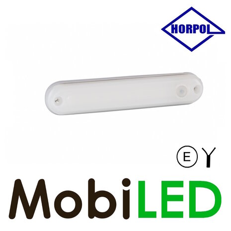 HORPOL Horpol Interieurverlichting opaal warm-wit 12-24 volt met schakelaar E-keur HORPOL Horpol Interieurverlichting opaal warm-wit 12-24 volt met schakelaar E-keur
