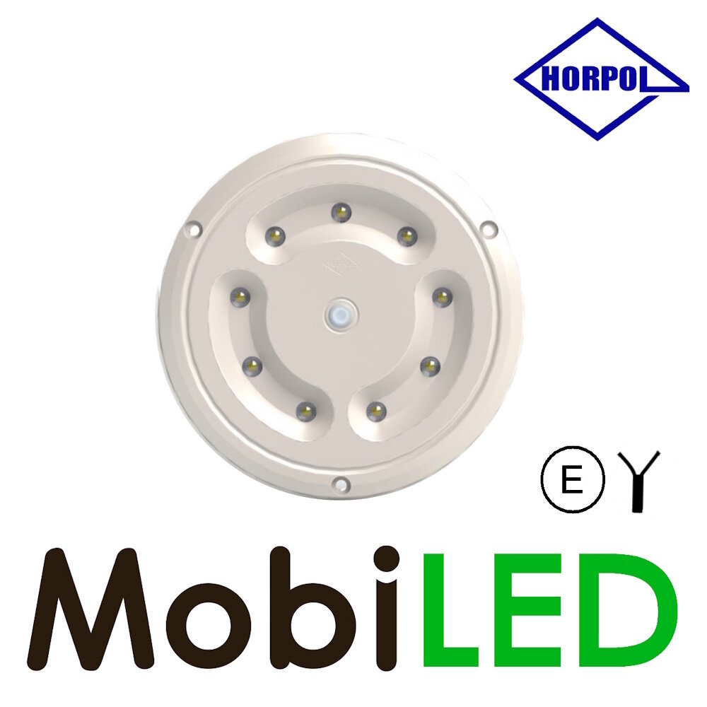 HORPOL Horpol Interior lighting round with switch and dim position 12-24 volts E-mark HORPOL Horpol Interior lighting round with switch and dim position 12-24 volts E-mark