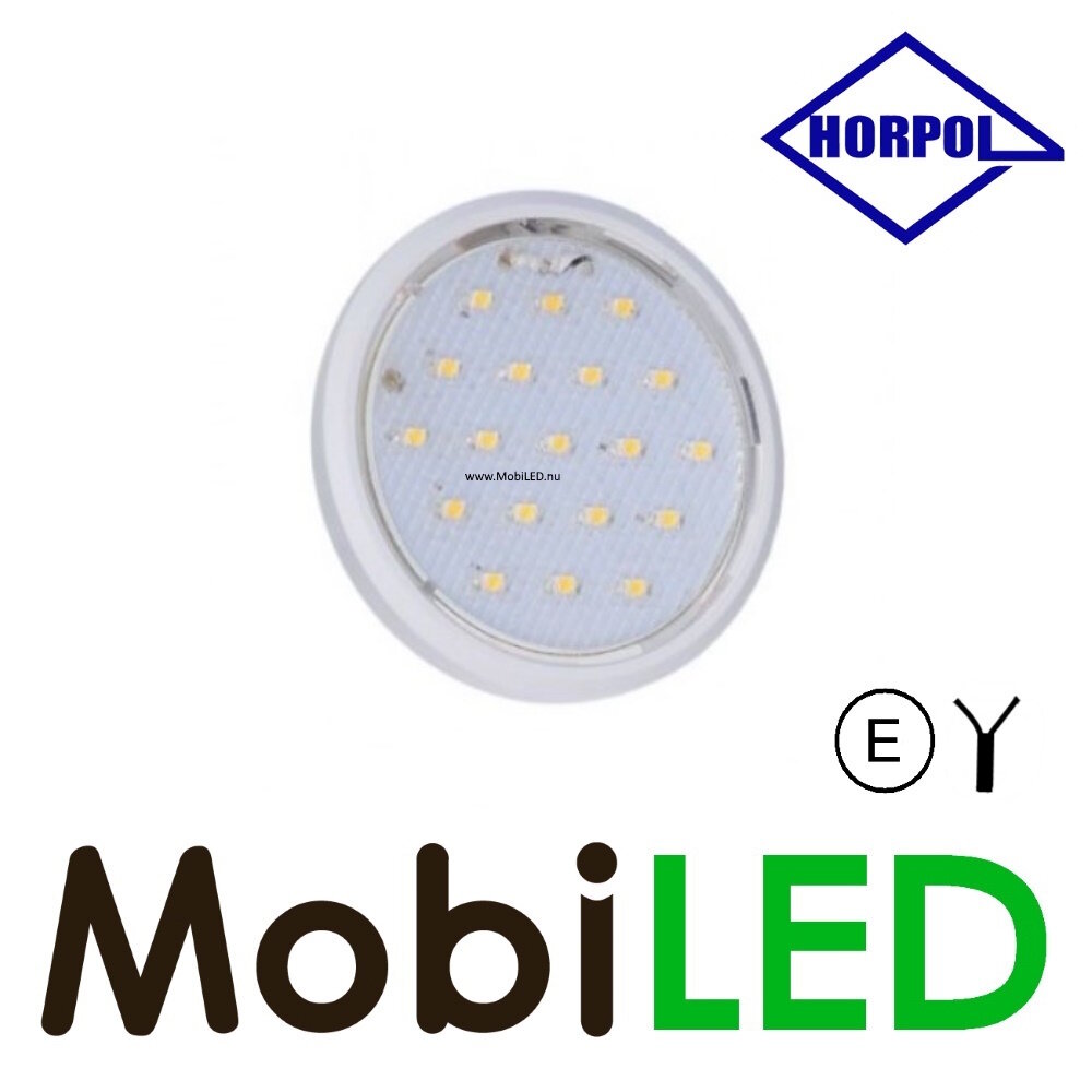 HORPOL Horpol Mini interior lighting round 58mm 12 volts white E-mark HORPOL Horpol Mini interior lighting round 58mm 12 volts white E-mark