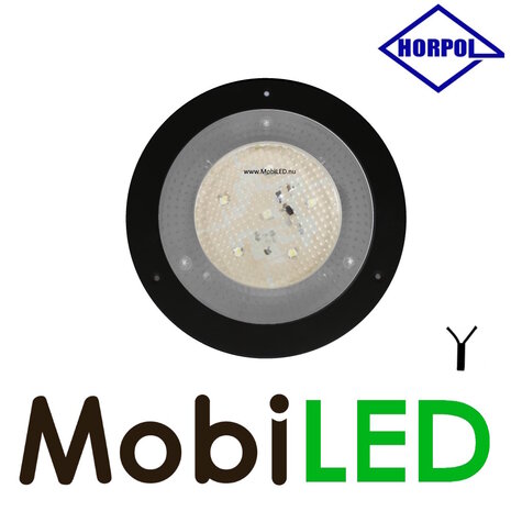 HORPOL Horpol Ronde interieurverlichting zwart inbouw-model 12-24 volt HORPOL Horpol Ronde interieurverlichting zwart inbouw-model 12-24 volt
