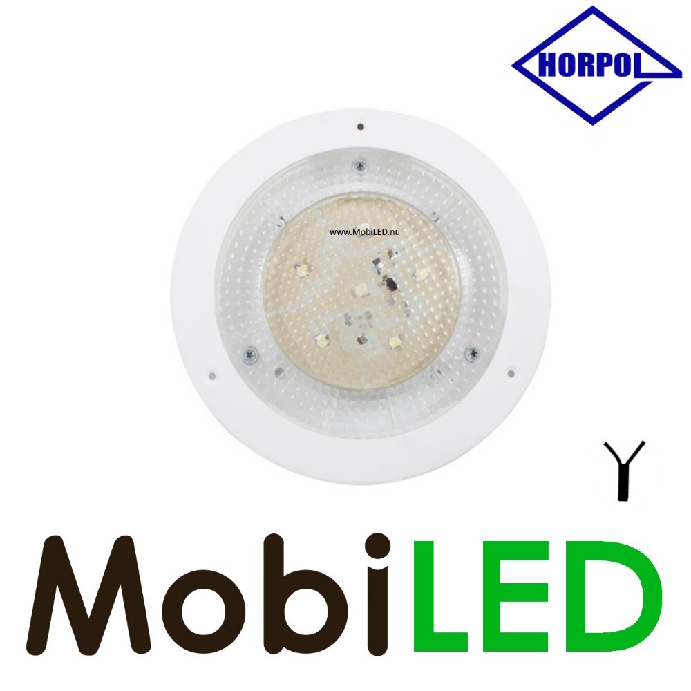 HORPOL Horpol Ronde interieurverlichting wit inbouw-model 12-24 volt HORPOL Horpol Ronde interieurverlichting wit inbouw-model 12-24 volt