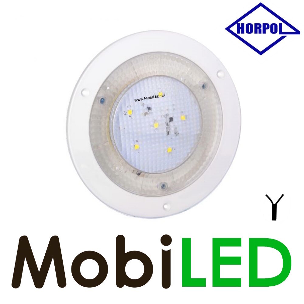 HORPOL Horpol Ronde interieurverlichting wit inbouw-model 12-24 volt HORPOL Horpol Ronde interieurverlichting wit inbouw-model 12-24 volt