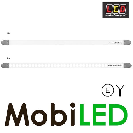 LED autolamps Interieurverlichting opaal 600mm 12-24 volt E-keur LED autolamps Interieurverlichting opaal 600mm 12-24 volt E-keur
