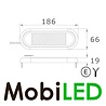 Éclairage intérieur blanc 10-30 volts ovale sans interrupteur Éclairage intérieur blanc 10-30 volts ovale sans interrupteur