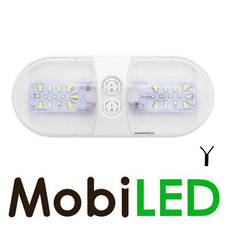 Double interior lighting with switches 12 volts