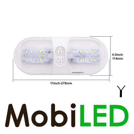 Double éclairage intérieur avec interrupteurs 12 volts Double éclairage intérieur avec interrupteurs 12 volts