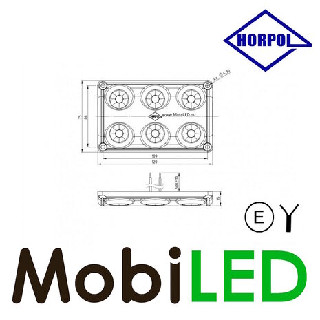 HORPOL Horpol Éclairage intérieur sans interrupteur 12-24 volts HORPOL Horpol Éclairage intérieur sans interrupteur 12-24 volts