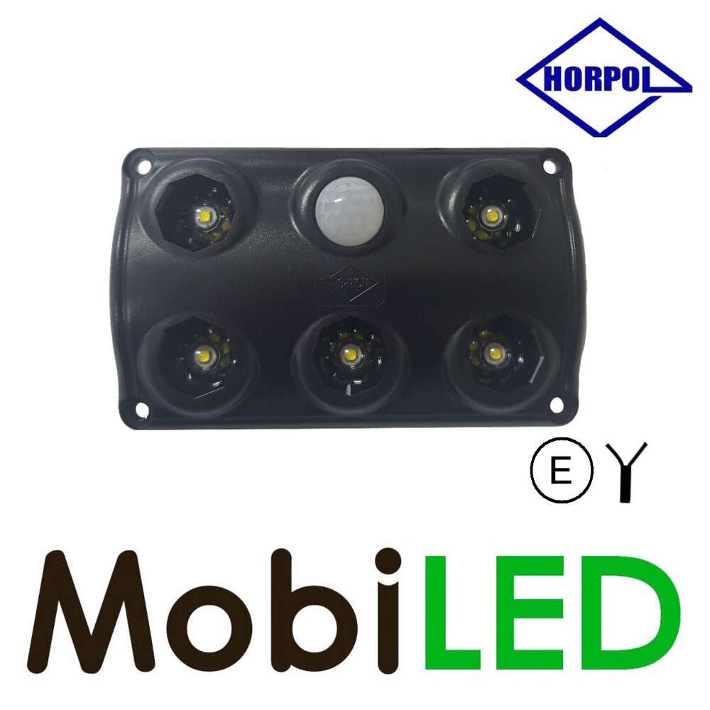 HORPOL Horpol Interior lighting with motion sensor 12-24 volts black HORPOL Horpol Interior lighting with motion sensor 12-24 volts black