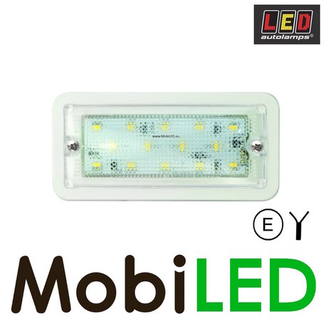 LED autolamps Interieurverlichting plat rechthoek 24 volt wit LED autolamps Interieurverlichting plat rechthoek 24 volt wit