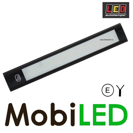 LED autolamps Aluminum interior lighting black 12 volts 260 mm LED autolamps Aluminum interior lighting black 12 volts 260 mm