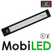 LED autolamps Aluminum interior lighting black 12 volts 260 mm LED autolamps Aluminum interior lighting black 12 volts 260 mm