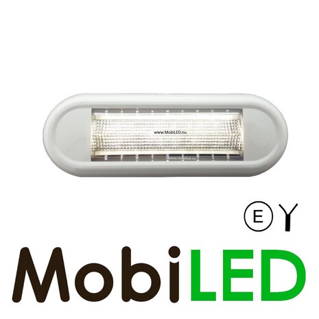 Interieurverlichting helder wit 12-24 ovaal volt zonder schakelaar Interieurverlichting helder wit 12-24 ovaal volt zonder schakelaar