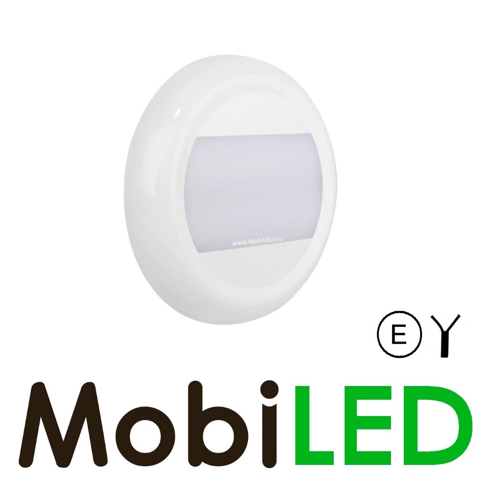 Round interior lighting white 12-24 volts without switch