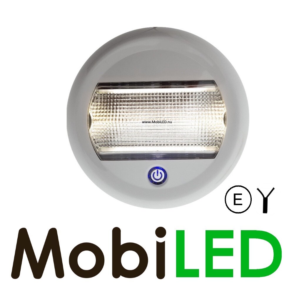 Round interior lighting white 12-24 volts touch button two dimming positions Round interior lighting white 12-24 volts touch button two dimming positions