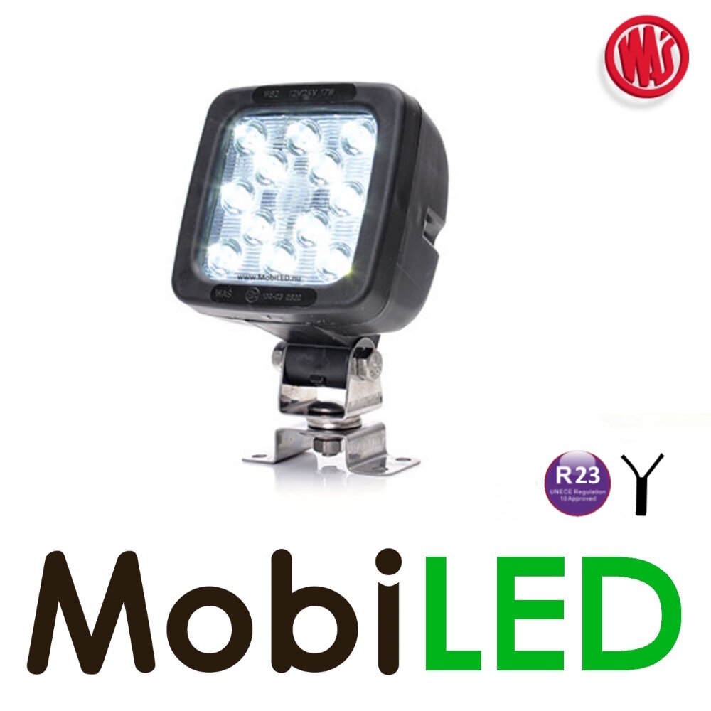 WAS WAS worklight and reversing light E-mark WAS WAS worklight and reversing light E-mark