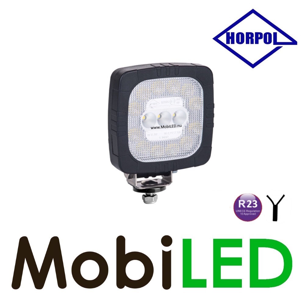 HORPOL Horpol Werklamp en achteruitrijlamp 15 leds E-keur HORPOL Horpol Werklamp en achteruitrijlamp 15 leds E-keur