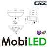 OZZ OZZ WR1 Lampe de travail 36W avec feu de recul E-marque OZZ OZZ WR1 Lampe de travail 36W avec feu de recul E-marque
