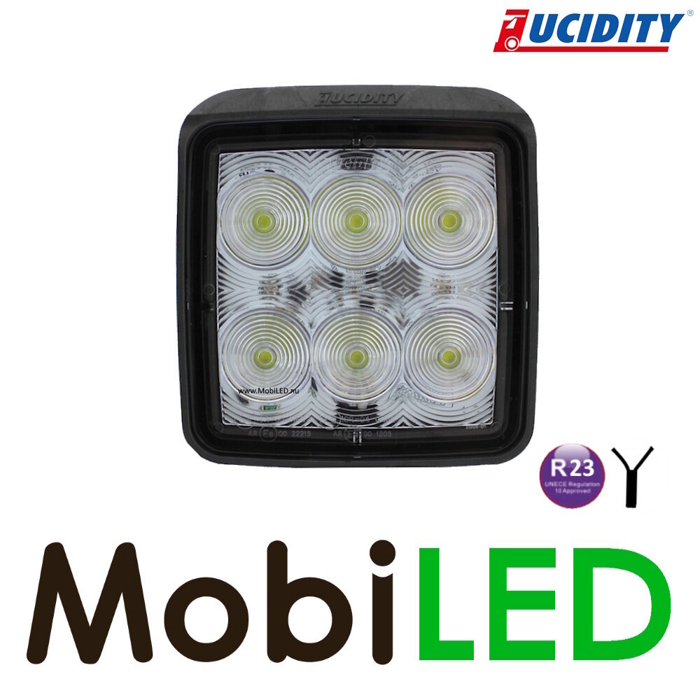 Lucidity Lucidity Worklight / reversing light 18W square E-mark