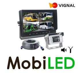 Vignal HD reversing camera set wired quad view 10 inches (4 camaras max) Vignal HD reversing camera set wired quad view 10 inches (4 camaras max)