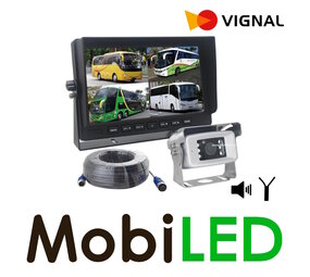 Vignal Kit de caméra de recul HD filaire quad view 10 pouces (max 4 caméras) Vignal Kit de caméra de recul HD filaire quad view 10 pouces (max 4 caméras)