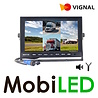 Vignal Vignal Kit de caméra de recul HD filaire quad view 10 pouces (max 4 caméras)