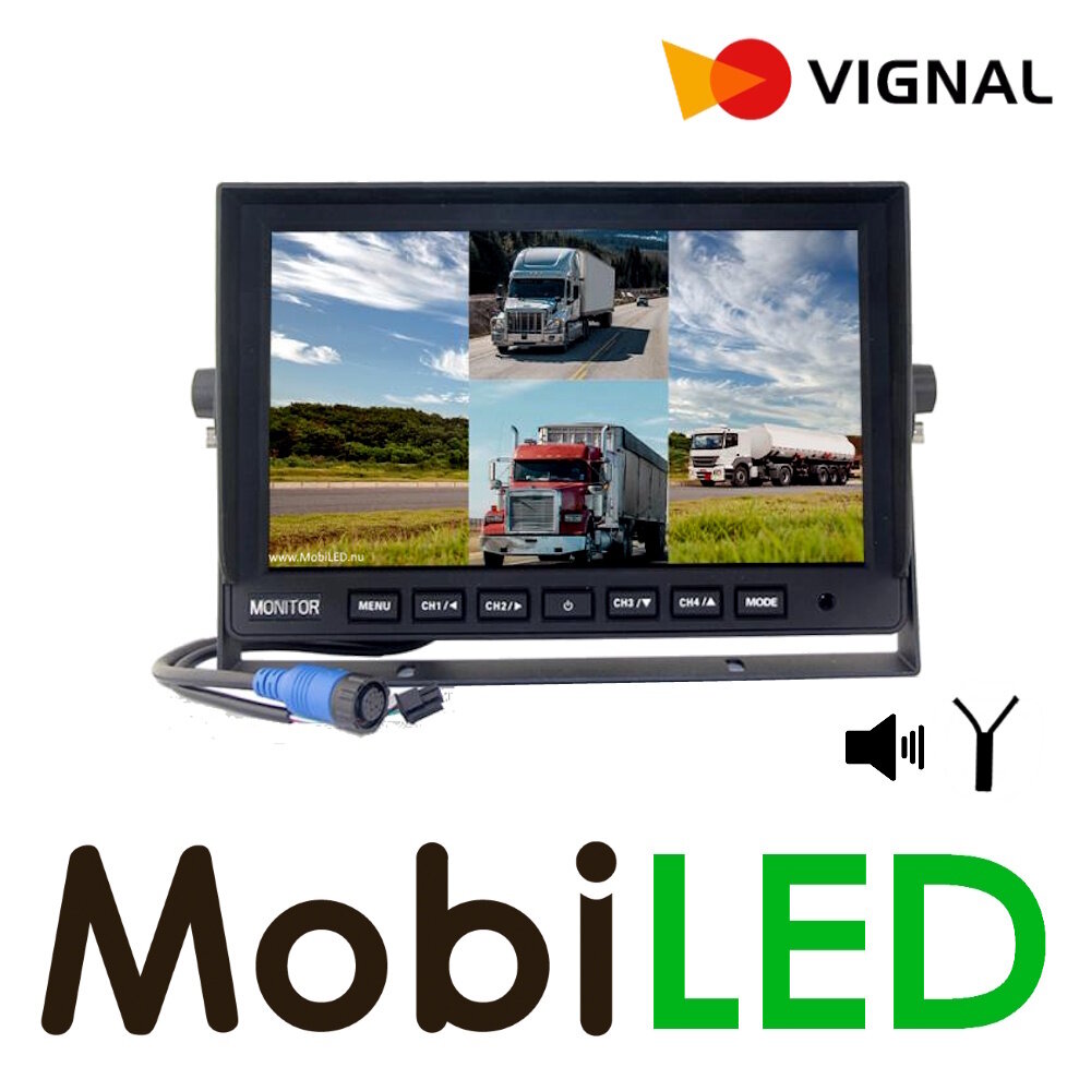 Vignal Vignal AHD screen wired split screen 10 inches Vignal Vignal AHD screen wired split screen 10 inches