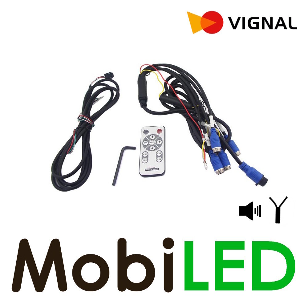 Vignal Vignal AHD screen wired split screen 10 inches Vignal Vignal AHD screen wired split screen 10 inches