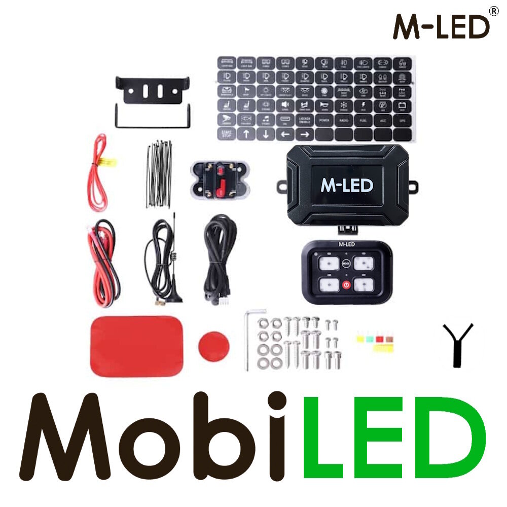 M-LED M-LED Panneau de contrôle avec bloc d'alimentation 4 boutons 12/24V M-LED M-LED Panneau de contrôle avec bloc d'alimentation 4 boutons 12/24V