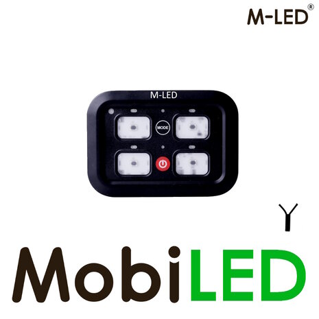 M-LED M-LED Panneau de contrôle avec bloc d'alimentation 4 boutons 12/24V M-LED M-LED Panneau de contrôle avec bloc d'alimentation 4 boutons 12/24V