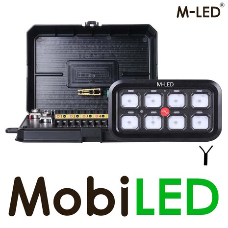 M-LED M-LED Control panel with power unit 8 buttons 12/24V M-LED M-LED Control panel with power unit 8 buttons 12/24V