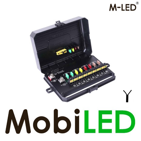 M-LED M-LED Bedieningspaneel met power unit 8 knops 12/24V M-LED M-LED Bedieningspaneel met power unit 8 knops 12/24V