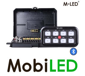 M-LED Panneau de contrôle avec bloc d'alimentation 8 boutons bluetooth