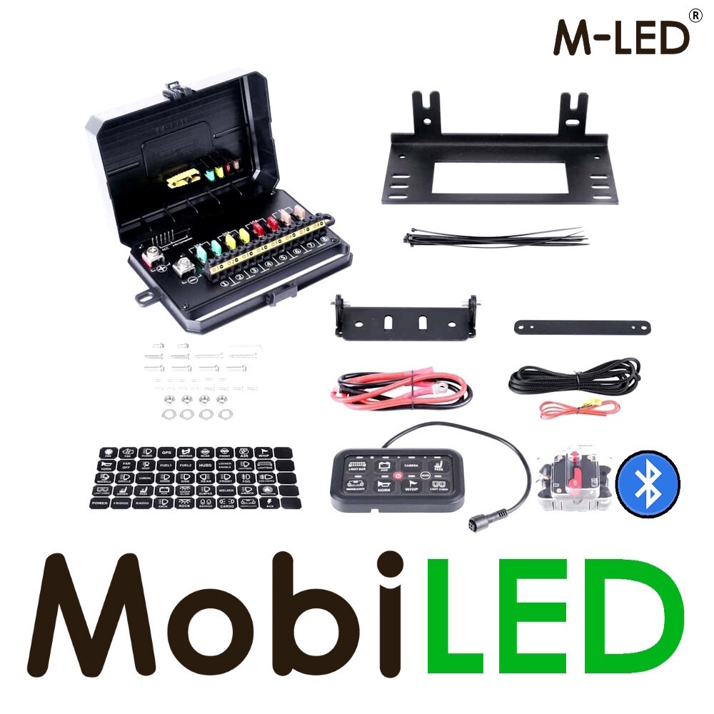 M-LED M-LED Control panel with power unit 8 buttons bluetooth M-LED M-LED Control panel with power unit 8 buttons bluetooth
