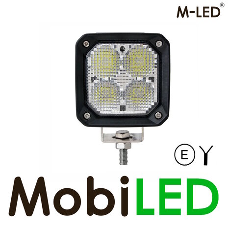 M-LED M-LED Werklamp 40W vierkant E-keur M-LED M-LED Werklamp 40W vierkant E-keur