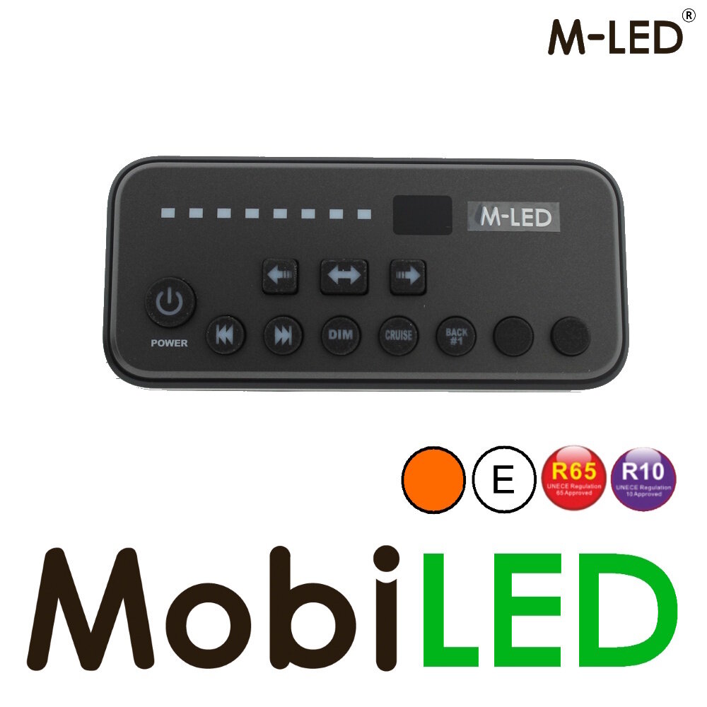M-LED M-LED dakset met trafficadvisor R65 R10 120 cm amber lens M-LED M-LED dakset met trafficadvisor R65 R10 120 cm amber lens