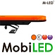 M-LED M-LED dakset met trafficadvisor R65-R10 120cm amber lens M-LED M-LED dakset met trafficadvisor R65-R10 120cm amber lens