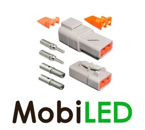 Deutsch DTP-serie 2 pins connector set 24A