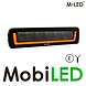 M-LED M-LED Sergeant feu de position ambre/rouge E-marque M-LED M-LED Sergeant feu de position ambre/rouge E-marque