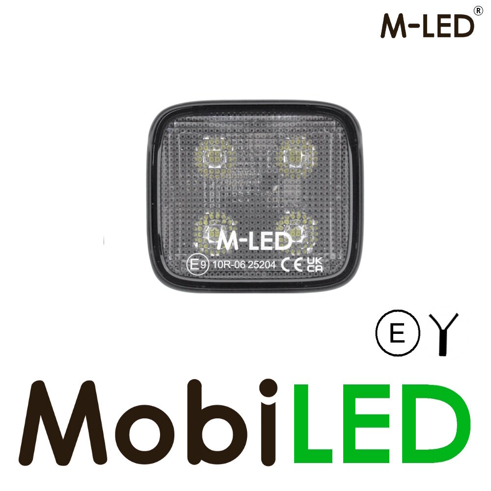 M-LED M-LED Werklamp 12W 12-80V 2m kabel E-keur M-LED M-LED Werklamp 12W 12-80V 2m kabel E-keur