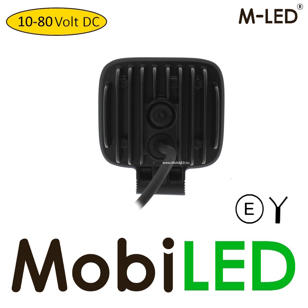 M-LED M-LED Lampe de travail 12W 12-80 V, câble 2 m E-marque M-LED M-LED Lampe de travail 12W 12-80 V, câble 2 m E-marque