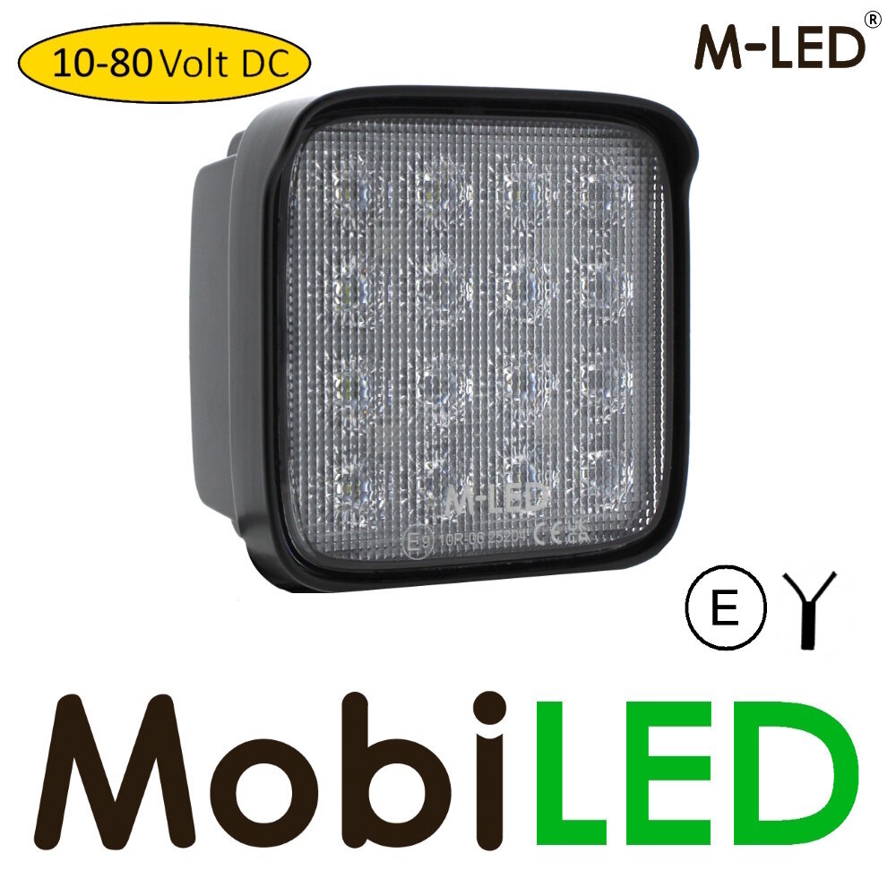 M-LED M-LED Work lamp 48W 12-80V 2m cable E-mark M-LED M-LED Work lamp 48W 12-80V 2m cable E-mark