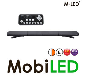 M-LED Road Pilot 150 cm dark look avec feu arrière, feu stop et clignotant