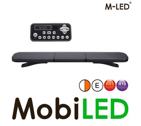 M-LED Road Pilot 120 cm dark look avec feu arrière, feu stop et clignotant