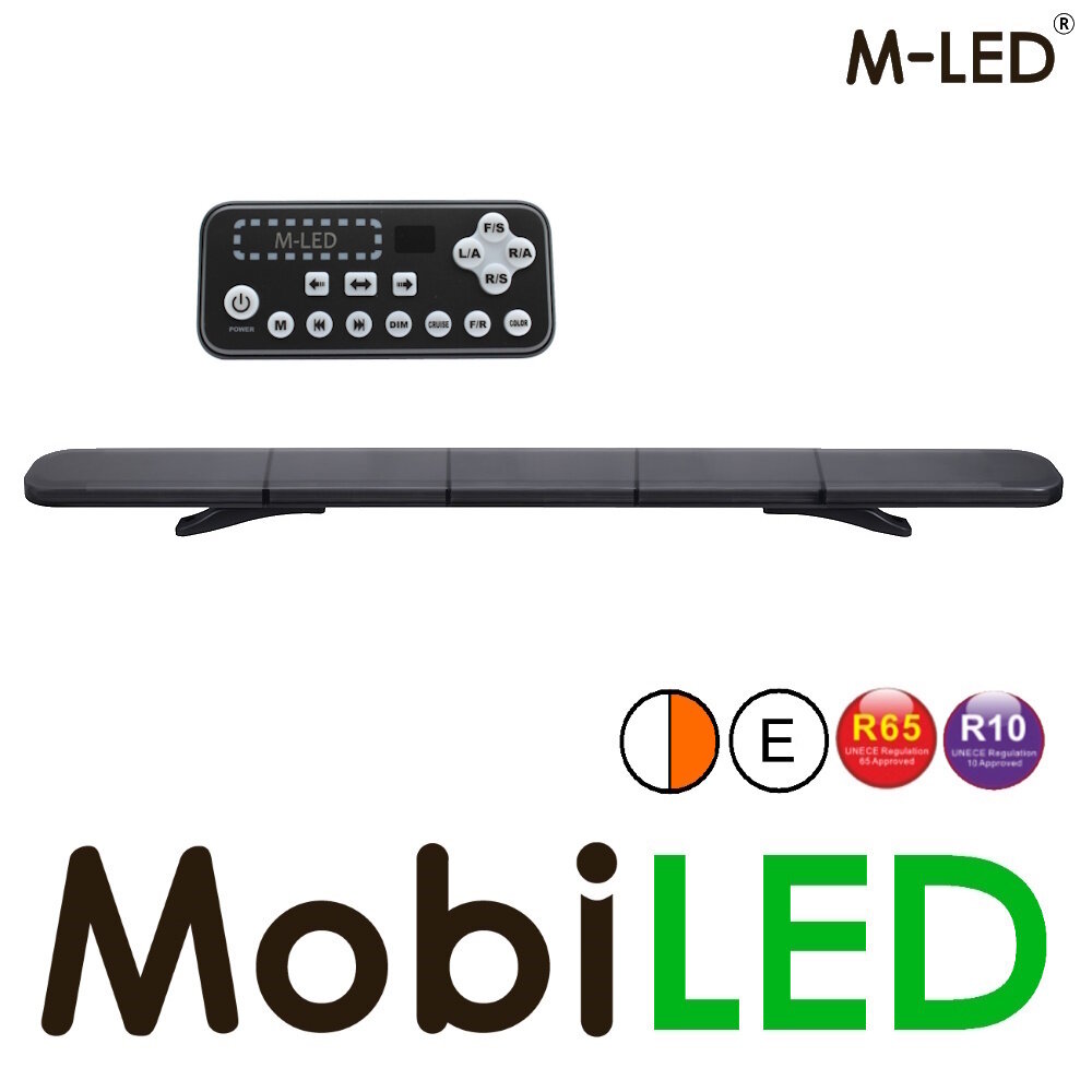 M-LED M-LED Road Pilot roof set complete R65-R10 180 cm dark look