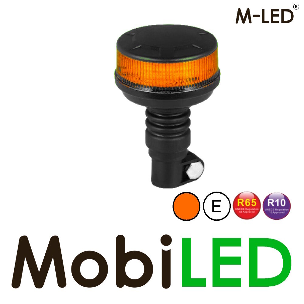 M-LED M-LED Zwaailamp / flitslamp DIN montage 12-24V amber E-keur
